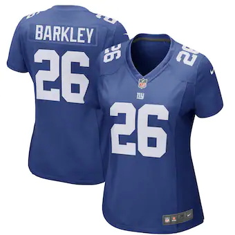 womens nike saquon barkley royal new york giants player jer